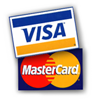 We accept VISA, MasterCard